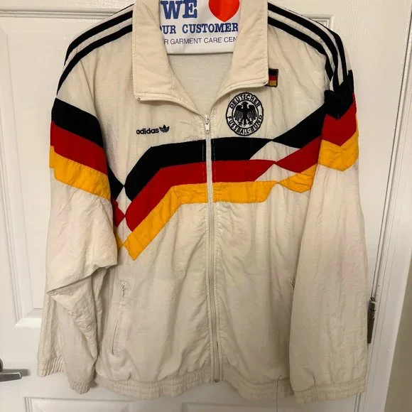 ジャケット・アウター 90s Vintage Adidas Germany Soccer Jacket Vintage 90's Adidas Germany Football Jacket Soccer Track Top